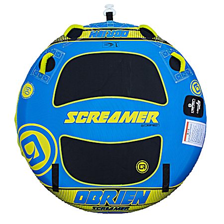 Blue/Green 60-in Single Person Screamer Towable Tube