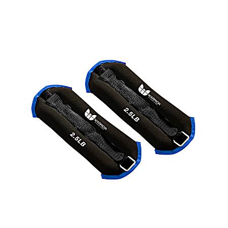 Warriors Ankle/Wrist Weights - 5 Lb Pair (2.5 Lb Each)