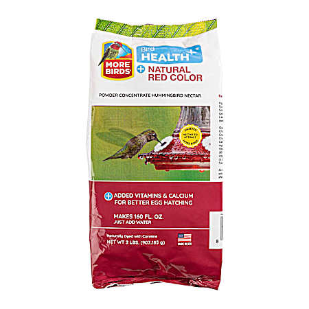 Bird Health+ Natural Red Hummingbird Powder Nectar Concentrate