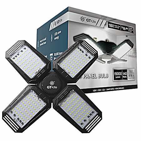 15000 Lumen LED 4-Panel Bulb E26