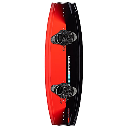 System 135 Wakeboard Package - Red/Black