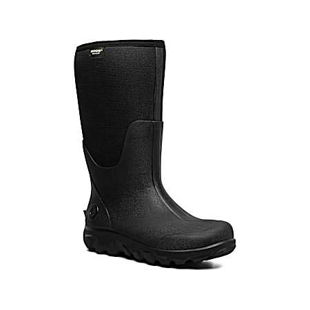 Men's Classic Seamless Tall Black Farm Boots