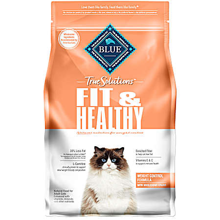 True Solutions Adult Fit & Healthy Weight Control Formula w/ Chicken Dry Cat Food
