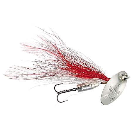 Silver White Red SonicStreamer Spinner