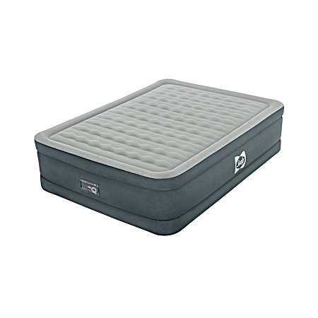 Tough Guard Wave Beam Queen Size Airbed w/Built-In Dual Pump
