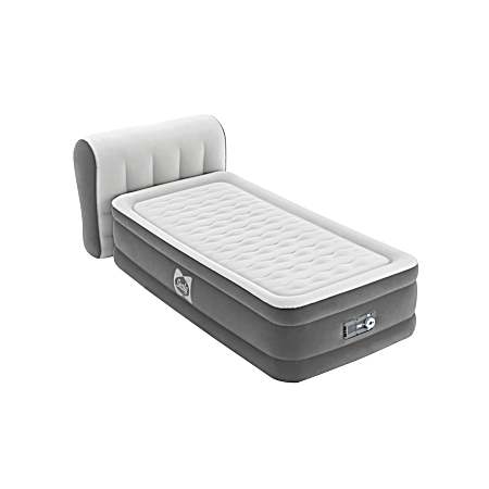 TriTech Wave Beam Headboard Twin Size Airbed w/Built-In AC Pump