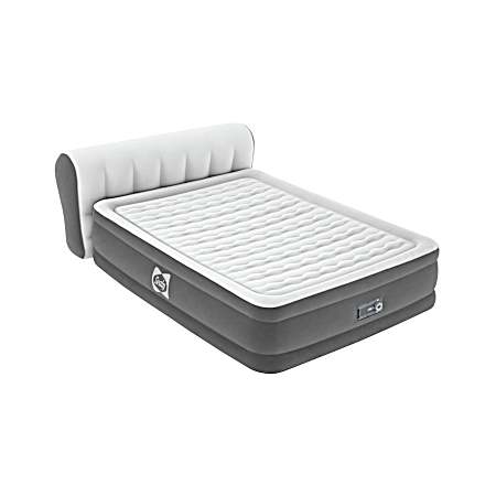 TriTech Wave Beam Headboard Queen Size Airbed w/Built-In AC Pump