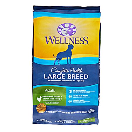 Complete Health Adult Large Breed Chicken & Brown Rice Recipe Dry Dog Food, 30 lbs