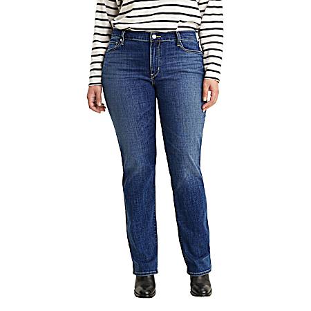 Women's Lapis Dark Horse Classic Straight Leg Jean