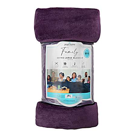 10 ft Family Blanket - Purple