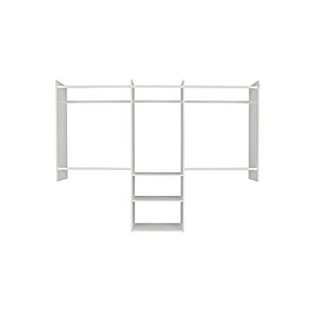 4-8 Ft. White Deluxe Starter Closet