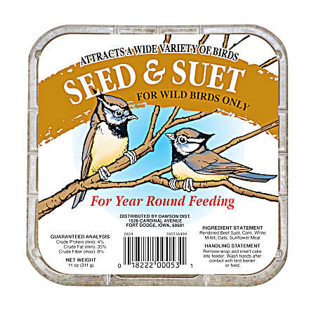 11 oz Seed & Suet