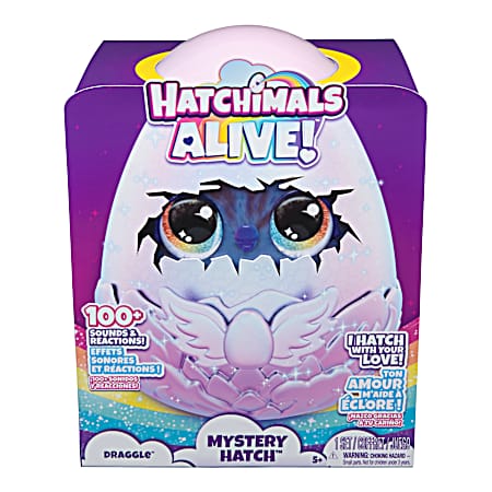 Alive Mystery Hatch Draggle Surprise Interactive Toy