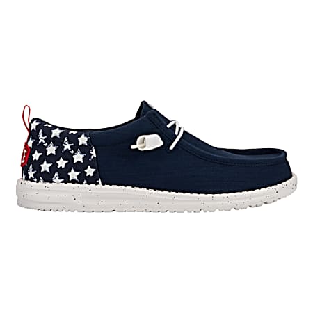 Men's Navy Wally Funk Americano Slip-On's