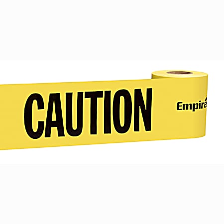 3 in x 200 ft Yellow Caution Barricade Tape