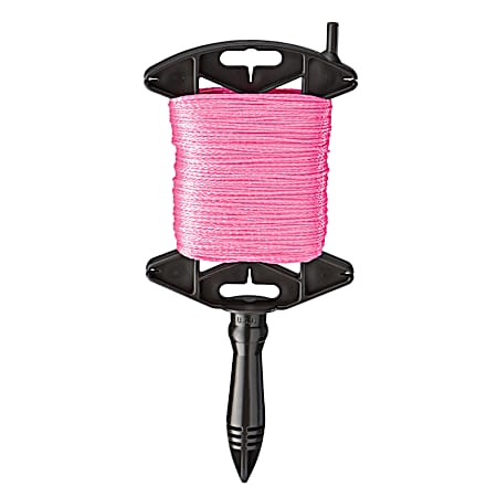 500 Ft. Pink Braided Line with Reel