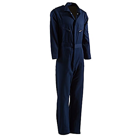 Men's Navy Deluxe Unlined Twill Coveralls