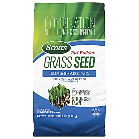 5.6 lb Turf Builder Grass Seed Sun & Shade Mix