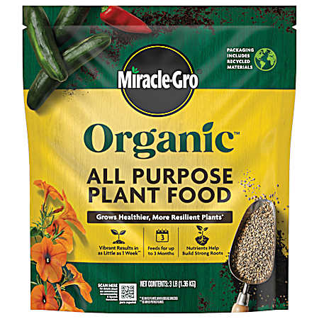 3 lb Organic All Purpose Plant Food Granules