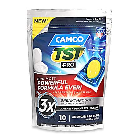 TST PRO RV Holding Tank Treatment Drop-Ins - 10 Pk