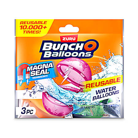 Reusable Water Balloons - 3 Pk