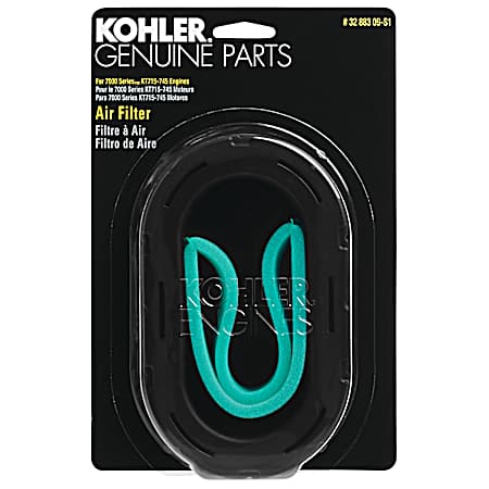 Air Filter for Kohler 7000 Series KT715-KT745 Engines with Pre-Filter Included