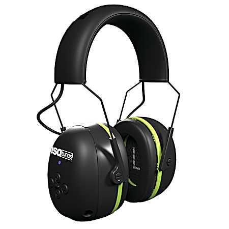 Air Defender Earmuff, Black/Safety Green - IT-46