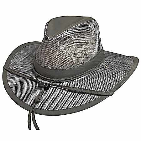 Men's Charcoal Supplex Breezer Hat