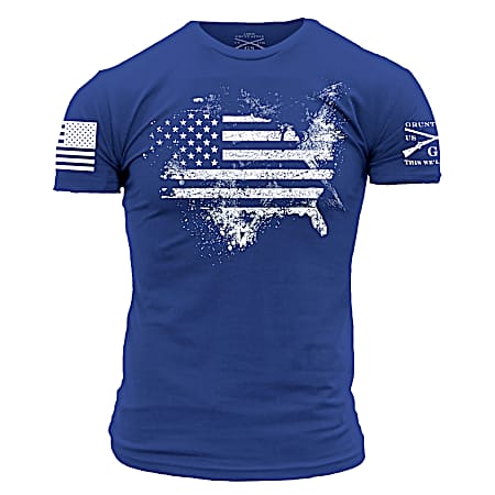 Men's Royal American Acid Short Sleeve Shirt