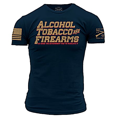 Men's Midnight Navy ATF Short Sleeve Shirt