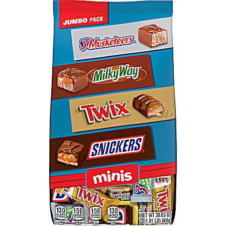 30.63 oz Mini Candy Variety Pack
