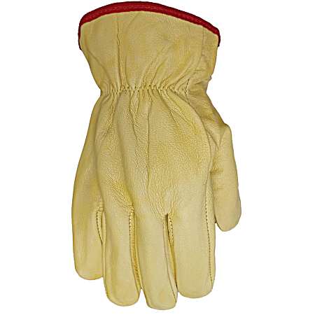 Men's Tan Grain Cowhide Gloves