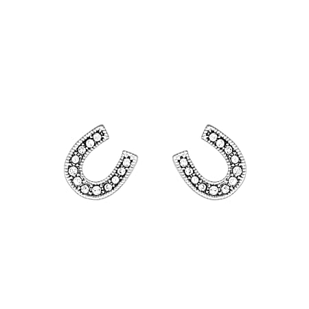 Crystal Clear Stuck on Luck Post Earrings