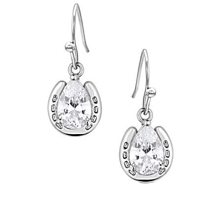 Lucky Trot Crystal Earrings