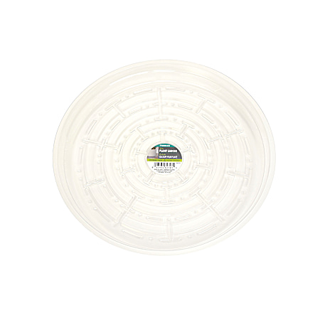 10 in Clear Plastic Saucer