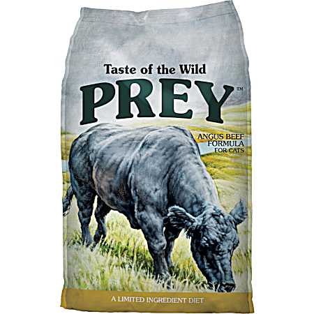 Prey Limited Ingredient All Lifestages Grain-Free Angus Beef Dry Cat Food 6 lbs