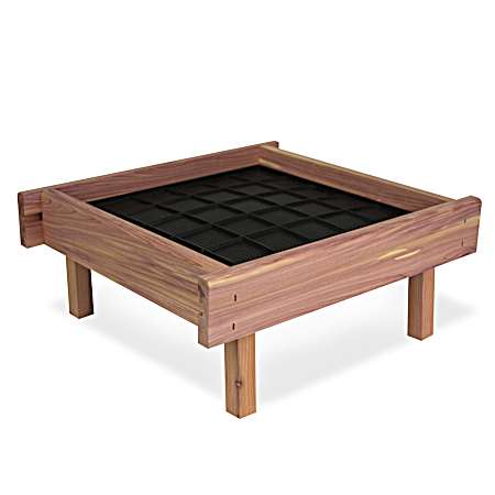 Cedar Ground Tray Feeder