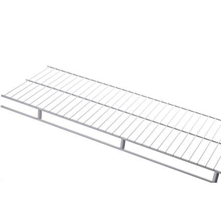16 in x 8 ft White Wardrobe Shelf
