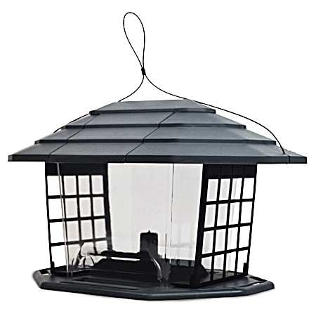 EcoBistro Grey Recycled Plastic Wild Bird Feeder