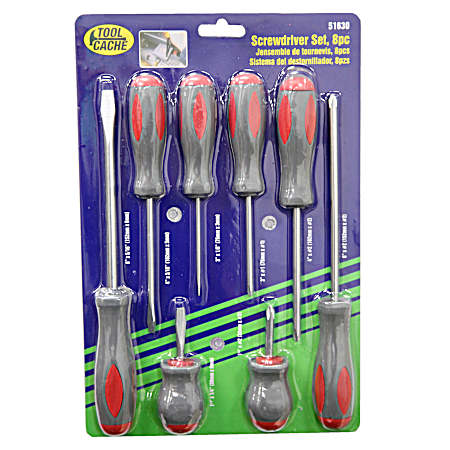 8 Pc Screwdriver Set