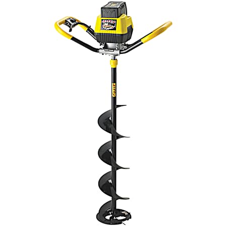E6 Lightning Electric Powered Ice Drill - Yellow/Black