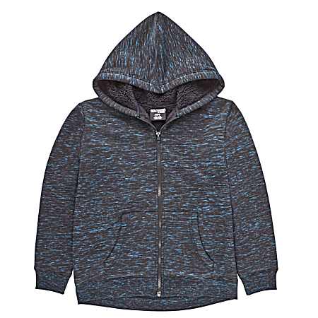 Little Boys' Full Zip Sherpa Hoodie