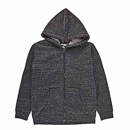 Boys' Full Zip Sherpa Hoodie