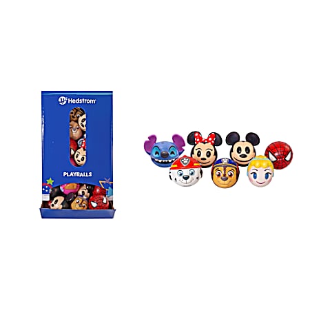 Licensed Slow Rise Foam Character Balls - Assorted