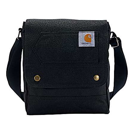 Women's Black Crossbody Snap Bag
