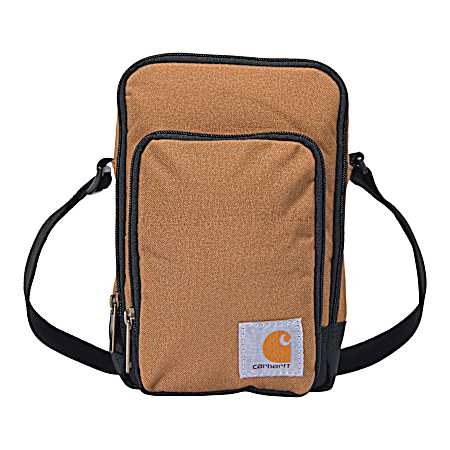 Women's Brown Crossbody Zip Bag