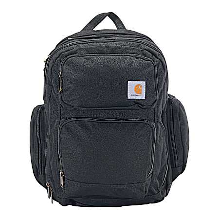 Black 35L Triple-Compartment Backpack