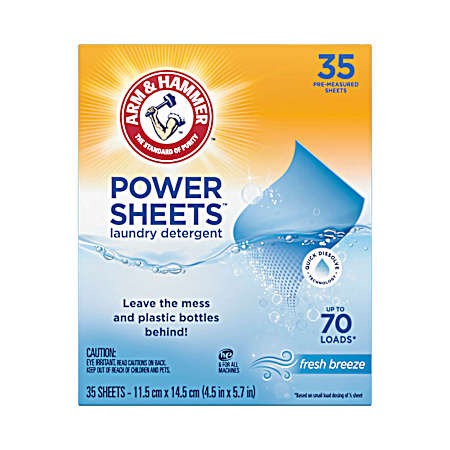Power Sheets Laundry Detergent - 35 Ct