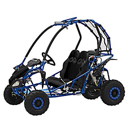 110cc GKD125 Go Kart - Blue/Black