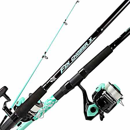 6 ft. 6 in. Seafoam M Fin Chaser Spinning Combo